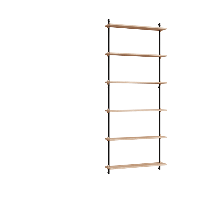 Moebe wall shelving ws.200.1 - Dąb-czarny - MOEBE