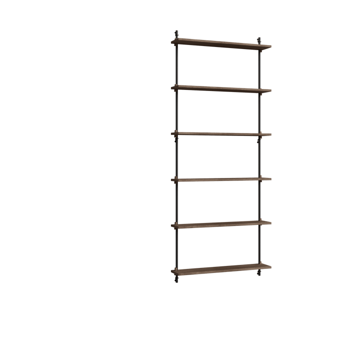 Moebe wall shelving ws.200.1 - Dąb wędzony - czarny - MOEBE