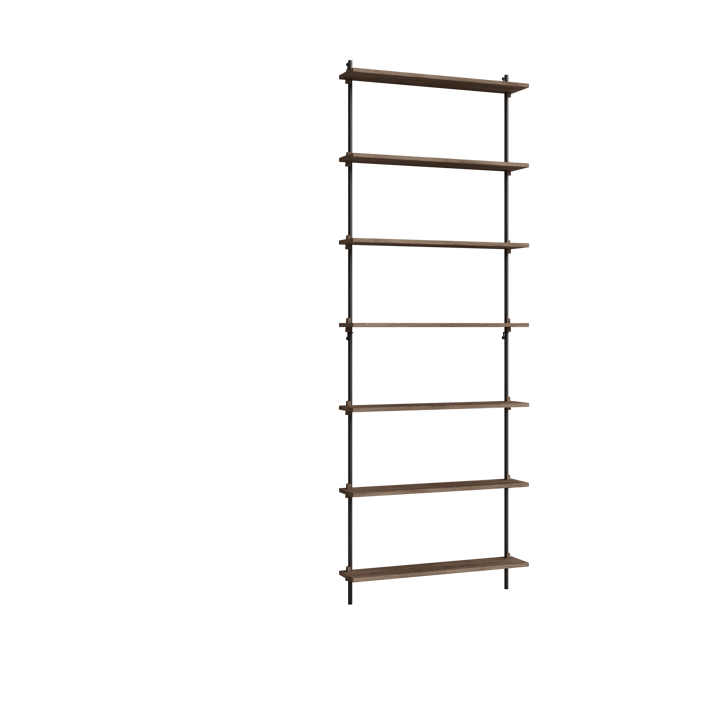 Moebe wall shelving ws.230.1 - Dąb wędzony - czarny - MOEBE