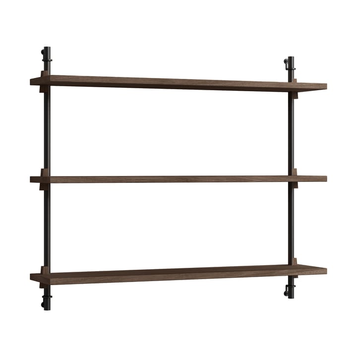 Moebe wall shelving ws.65.1 - Dąb wędzony - czarny - MOEBE