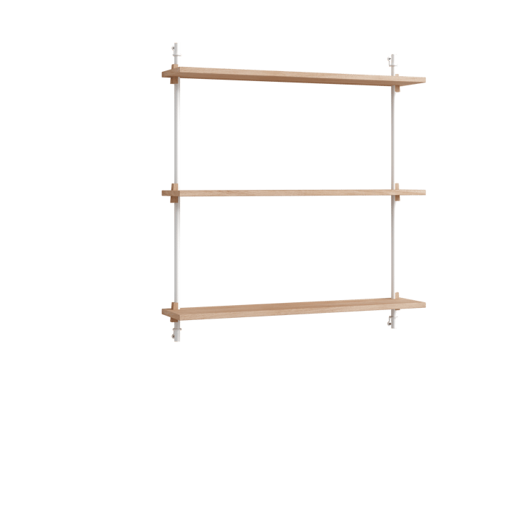 Moebe wall shelving ws.85.1 - Dąb-biały - MOEBE