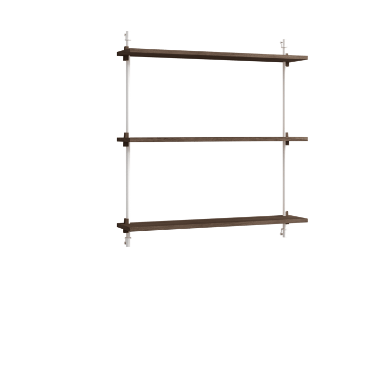 Moebe wall shelving ws.85.1 - Dąb wędzony-biały - MOEBE