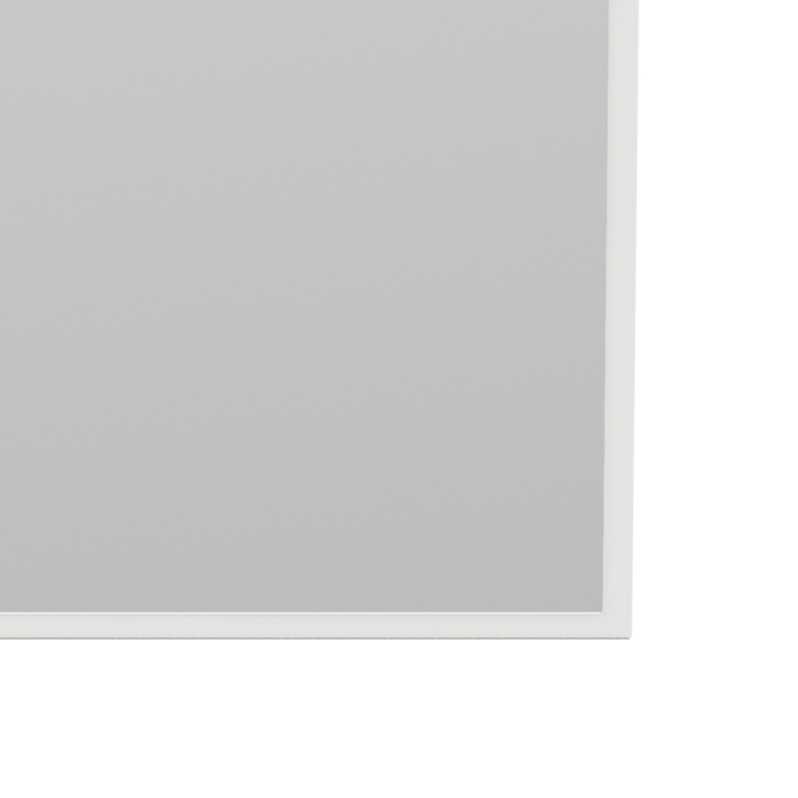 Montana rectangular lustro 69,6x138 cm, White Montana