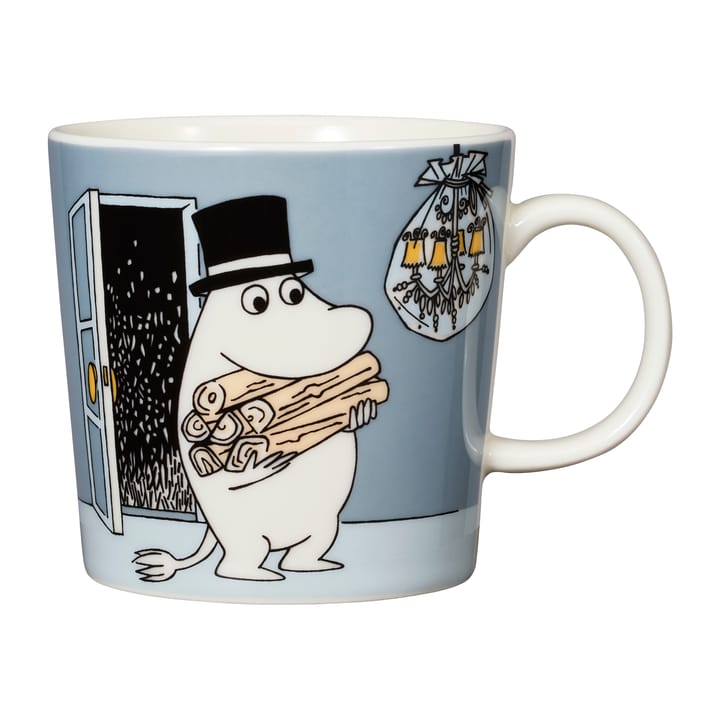 Kubek Tatuś Muminka - Muminki 30 cl - Szary - Moomin Arabia