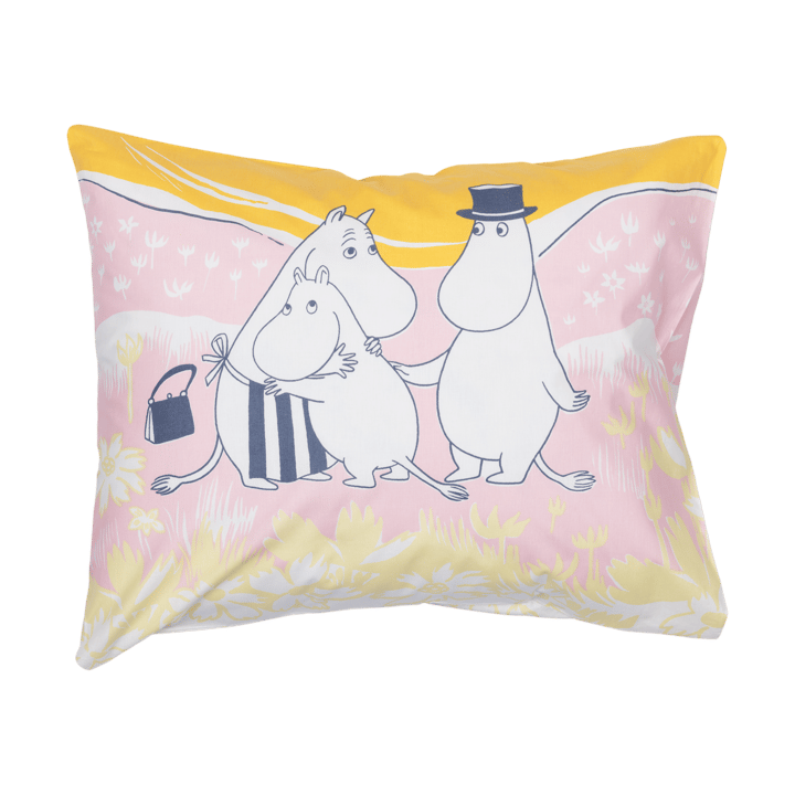 Poszewka na poduszkę Muminki Family Time - 50x60 cm - Moomin Arabia