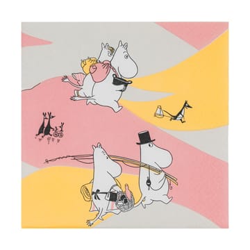 Serwetki Muminki Family Time 33x33 cm, 20 szt. - Multi - Moomin Arabia