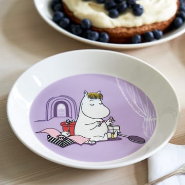 Talerz Panna Migotka purpurowy - Muminki  - purpurowy - Moomin Arabia