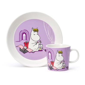 Zestaw Naczyń dla dzieci - Muminki - Panna Migotka purpurowy - Moomin Arabia