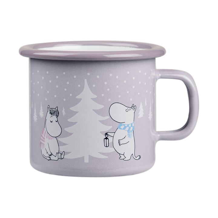 Kubek emaliowany Moomin 25 cl - Snowfall - Muurla