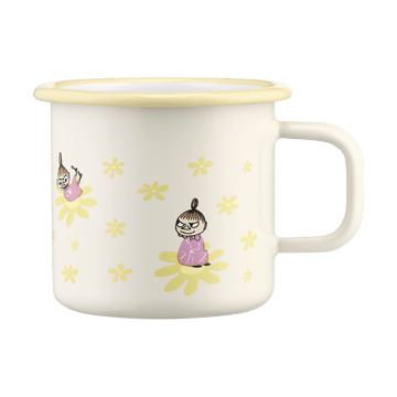 Kubek emaliowany Moomin 37 cl - Flowers - Muurla