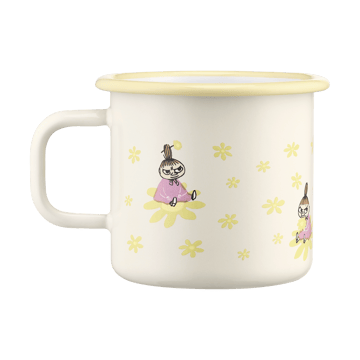 Kubek emaliowany Moomin 37 cl - Flowers - Muurla