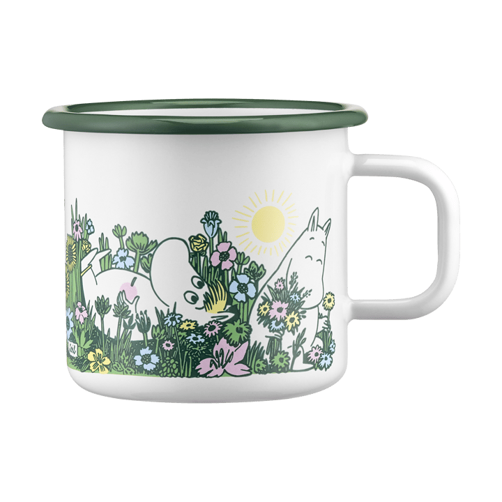 Kubek emaliowany Moomin 37 cl - In the garden - Muurla