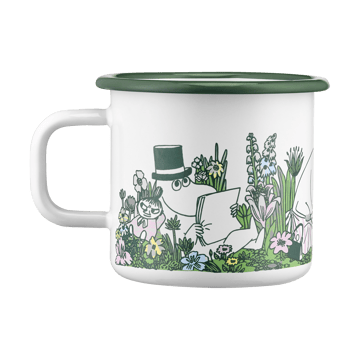 Kubek emaliowany Moomin 37 cl - In the garden - Muurla