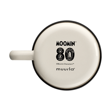 Kubek emaliowany Muminki 80 370 ml - Biały - Muurla