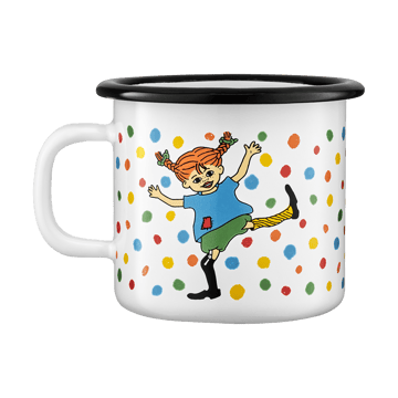 Kubek emaliowany Pippi 250 ml - Gra w klasy - Muurla