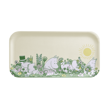 Taca Moomin 22x43 cm - In the garden - Muurla