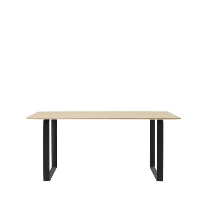 70/70 stół  170x85 cm - Oak veener-Plywood-Black - Muuto