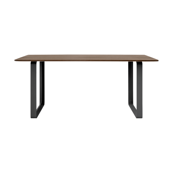 70/70 stół  170x85 cm - Solid smoked oak-Black - Muuto