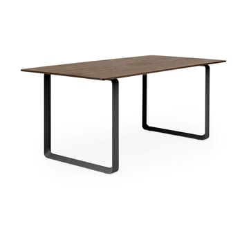 70/70 stół  170x85 cm - Solid smoked oak-Black - Muuto