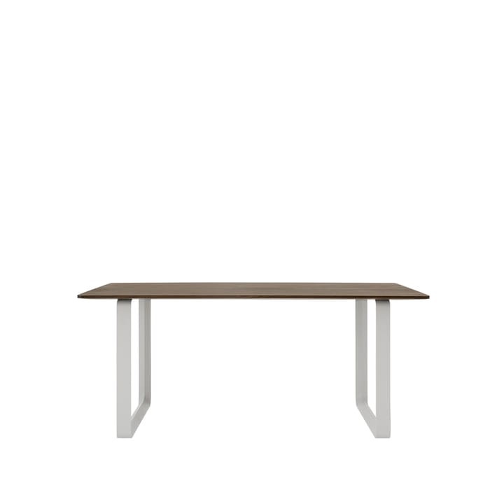 70/70 stół  170x85 cm - Solid smoked oak-Grey - Muuto