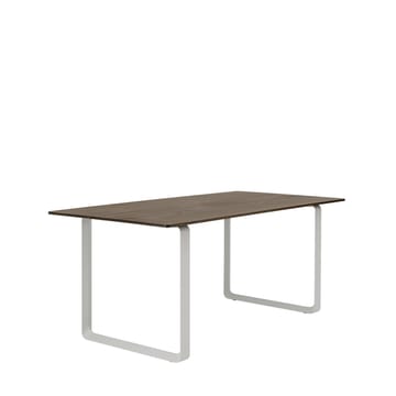 70/70 stół  170x85 cm - Solid smoked oak-Grey - Muuto