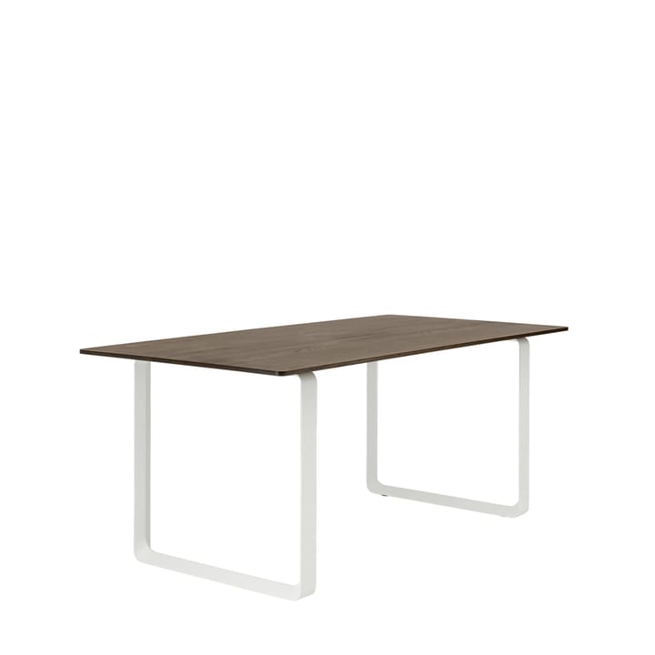 70/70 stół  170x85 cm - Solid smoked oak-White - Muuto