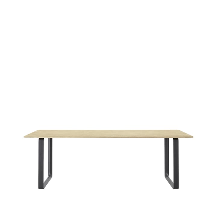 70/70 stół  225x90 cm - Solid oak-Black - Muuto