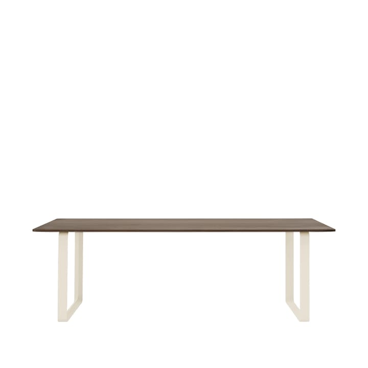 70/70 stół  225x90 cm - Solid smoked oak-Sand - Muuto