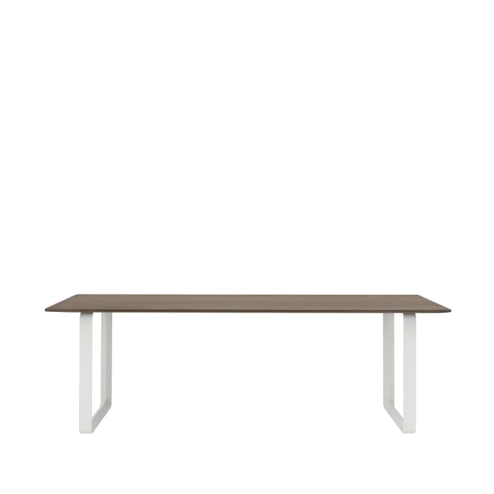 70/70 stół  225x90 cm - Solid smoked oak-White - Muuto