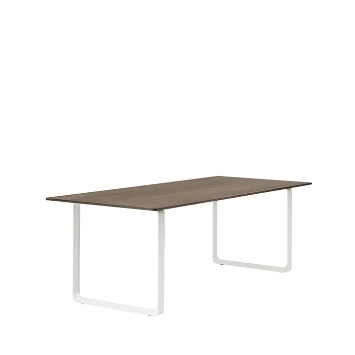 70/70 stół  225x90 cm - Solid smoked oak-White - Muuto