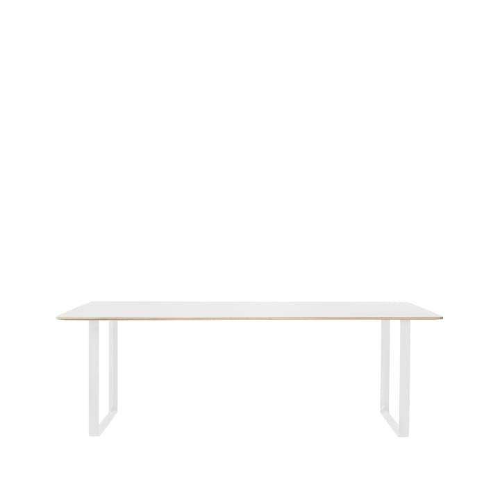 70/70 stół  225x90 cm - White laminate-Plywood-White - Muuto