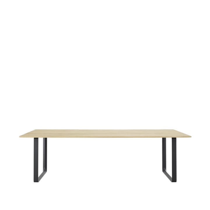 70/70 stół  255x108 cm - Solid oak-Black - Muuto