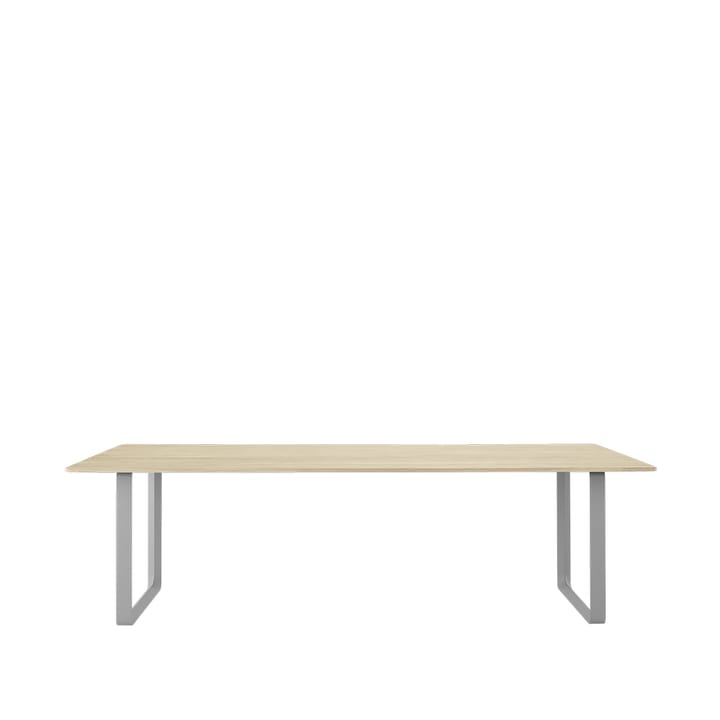 70/70 stół  255x108 cm - Solid oak-Grey - Muuto