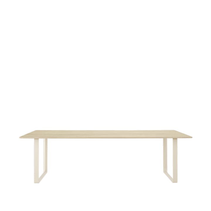 70/70 stół  255x108 cm - Solid oak-Sand - Muuto