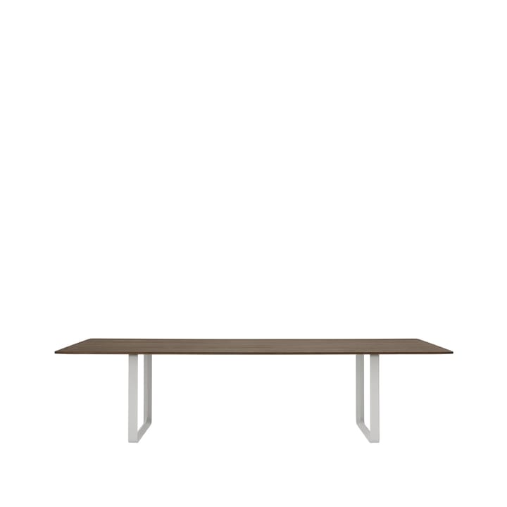 70/70 stół 295x108 cm - Solid smoked oak-Grey - Muuto