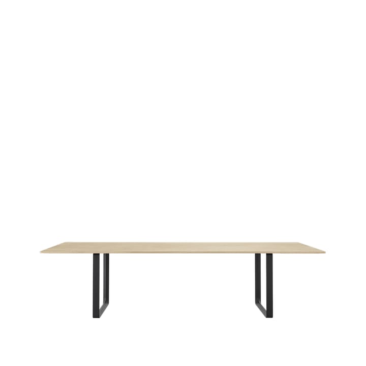 70/70 stół 295x108 cm - Sollid oak-Black - Muuto