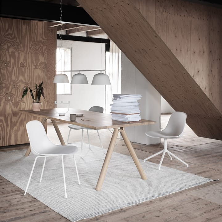 Fiber boczne krzesło - Natural white-White (plastic) - Muuto