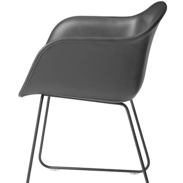 Fiber fotel sled base - grey, szare nogi - Muuto