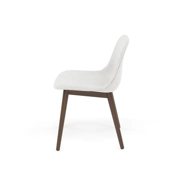 Fiber Side Chair z drewnianymi nogami - Hallingdal nr 110-stained dark brown - Muuto