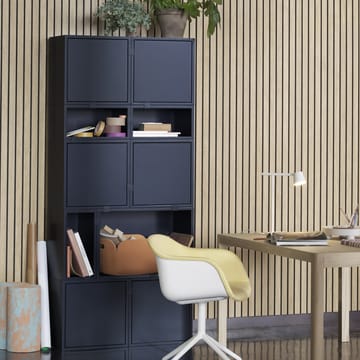 Klipsy Stacked 2.0, opakowanie 5 szt. - Midnight Blue - Muuto