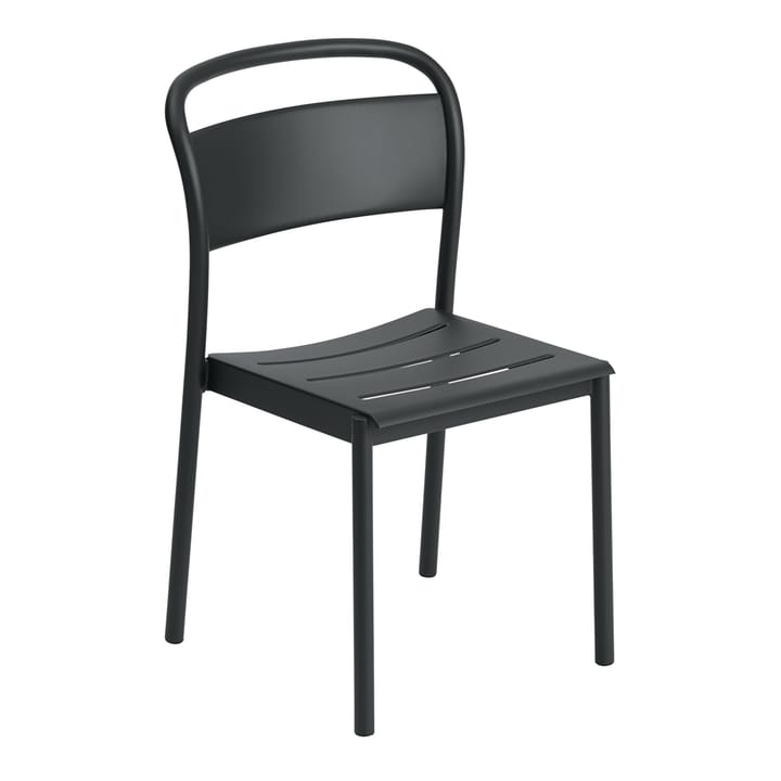 Krzesło Linear Steel Side Chair - Black - Muuto