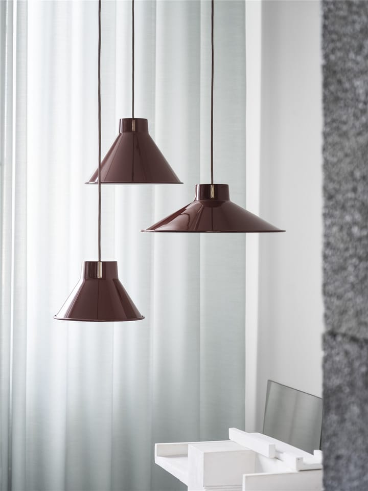 Lampa sufitowa Top Ø21 cm - Głęboka czerwień - Muuto