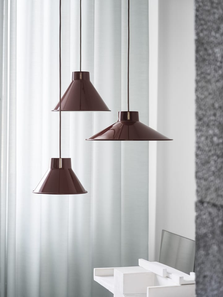 Lampa sufitowa Top Ø28 cm, Głęboka czerwień Muuto