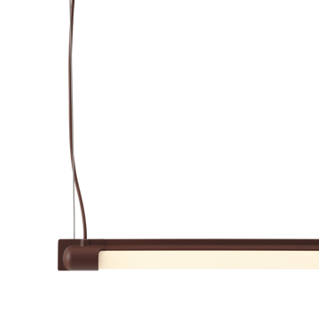 Lampa wisząca Fine 120 cm - Deep Red - Muuto