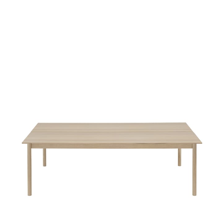 Linear System stół 142x240 cm - Oak veener-Oak - Muuto