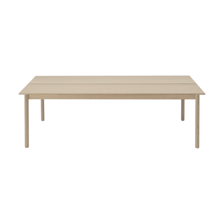 Linear System stół do jadalni 110x240 cm - Oak veneer-oak - Muuto