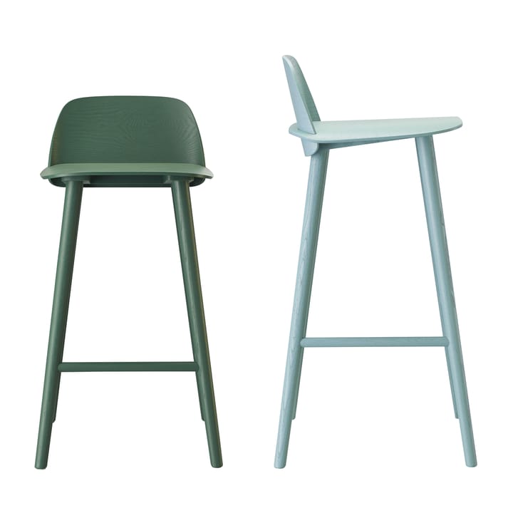 Nerd krzesło barowe 75 cm, Green Muuto