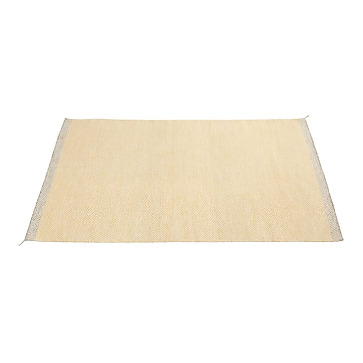 Ply dywan wełniany 170x240 cm - żółty - Muuto