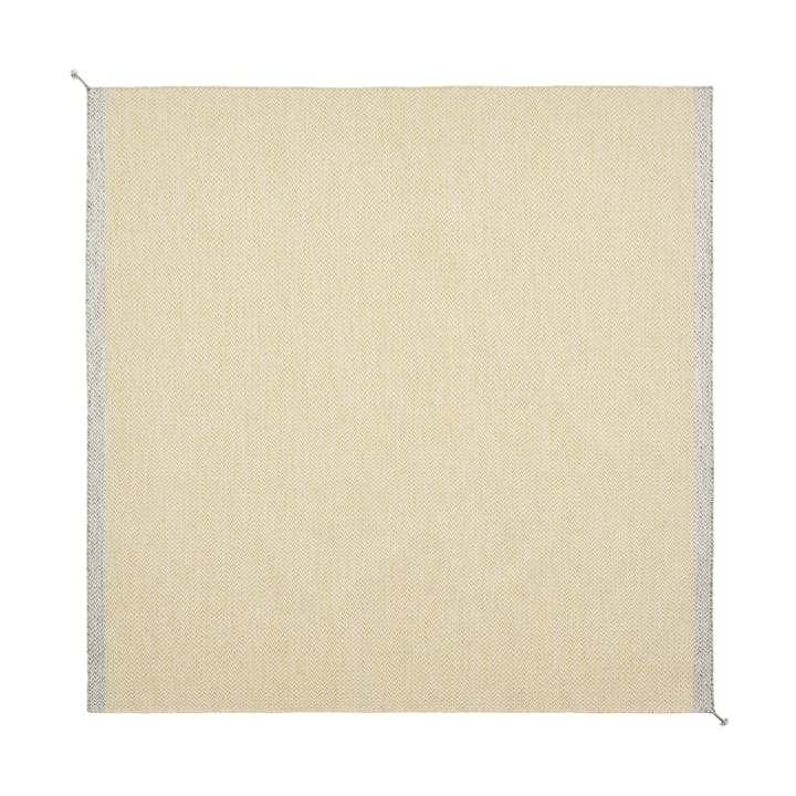 Ply dywan wełniany 240x240 cm - Yellow - Muuto