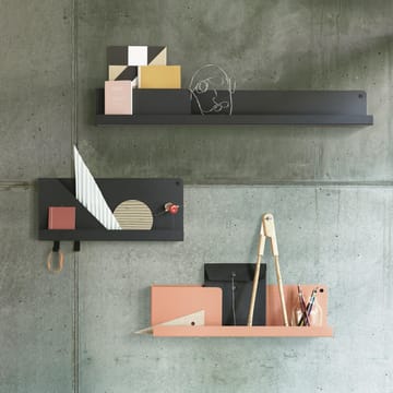 Półka Folded duża - czarny - Muuto